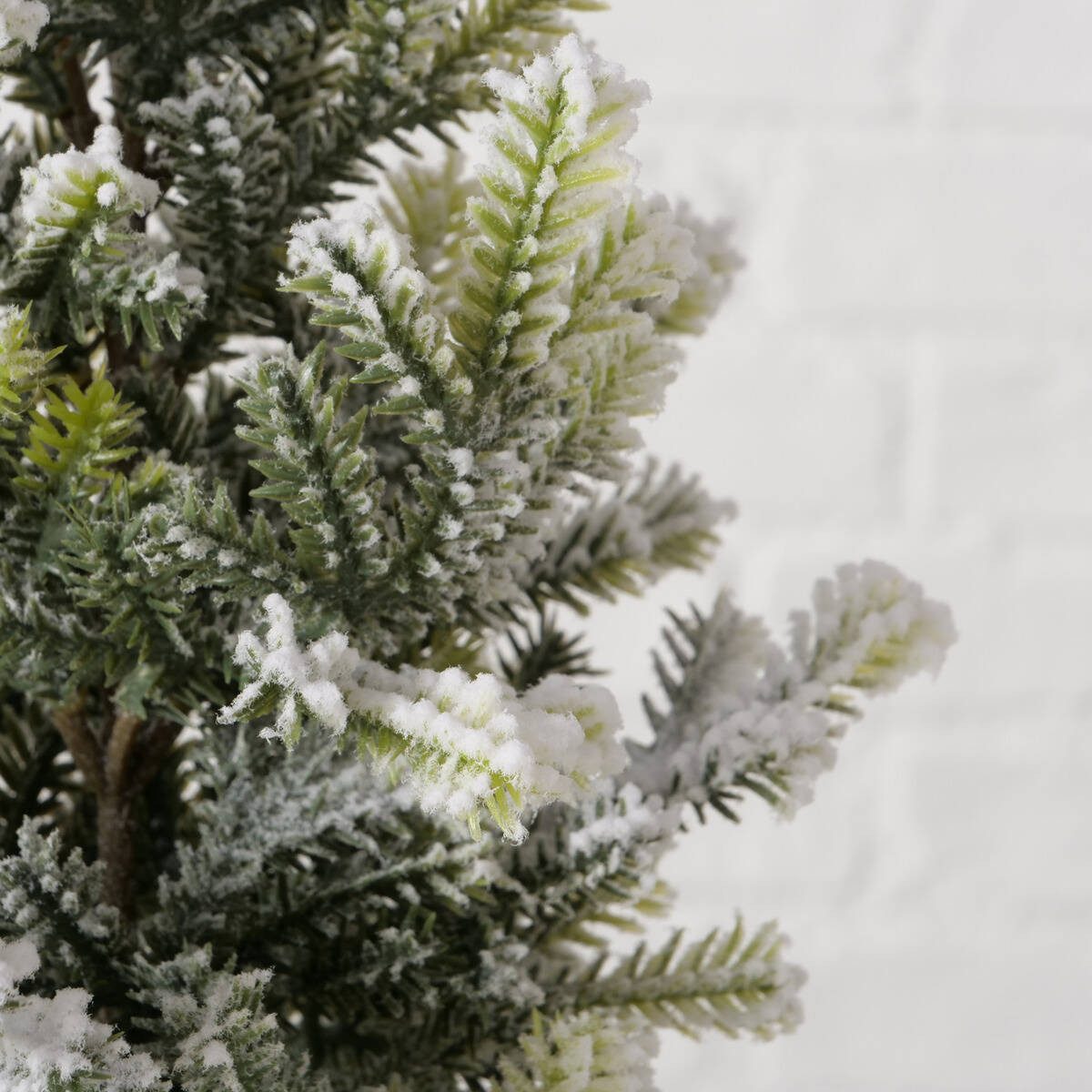 BOLTZE Künstlicher Weihnachtsbaum Künstlicher Tannenbaum in einem Topf aus Jute TANNE, 40 cm, künstlich