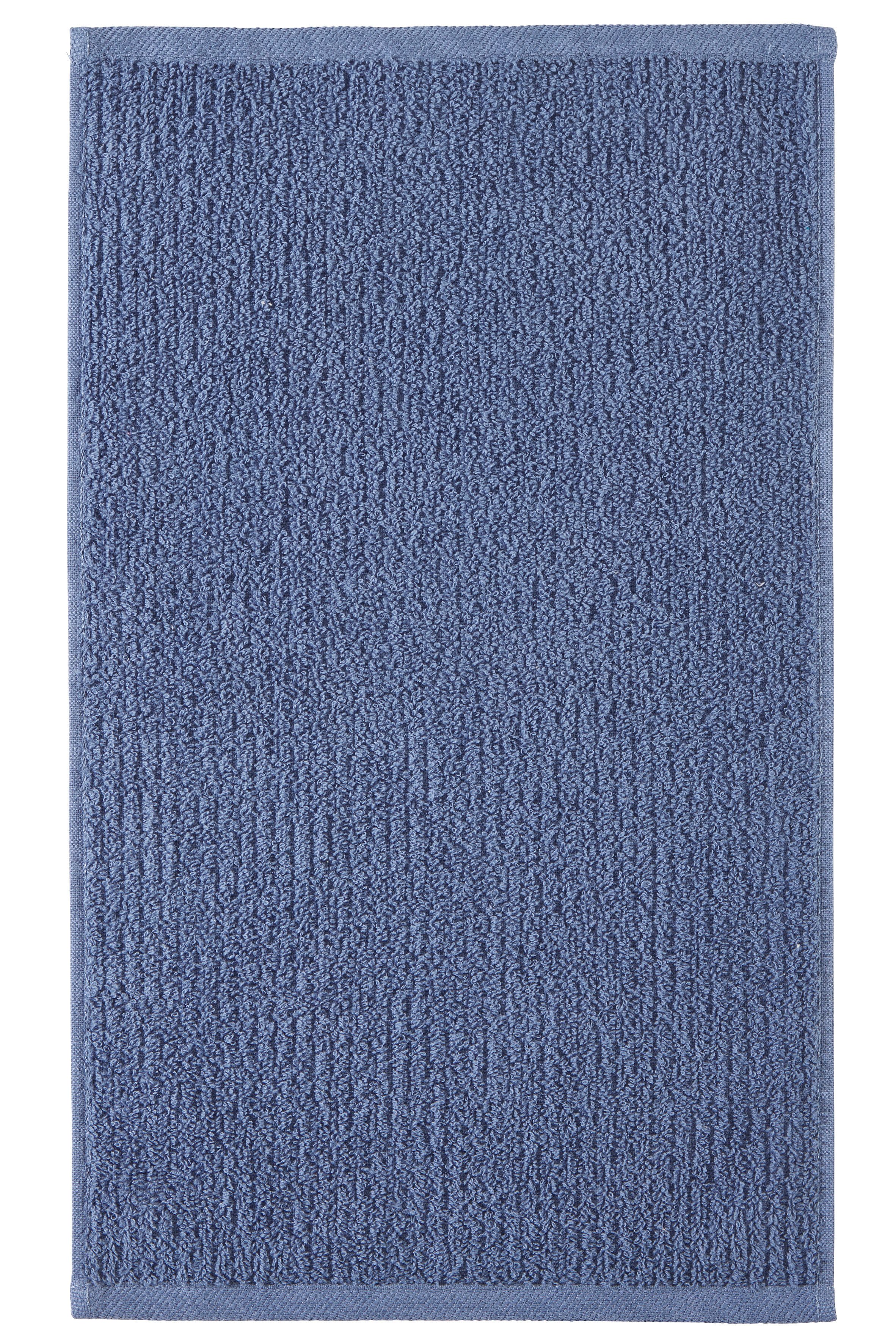 OTTO home Gästehandtücher Riva, 30x50, Premium Handtücher, 500 gr/m², Webfrottier (3-St), Hoch-Tief-Struktur, Streifen, weich, 5 Jahre Garantie – Bild 4 von 5