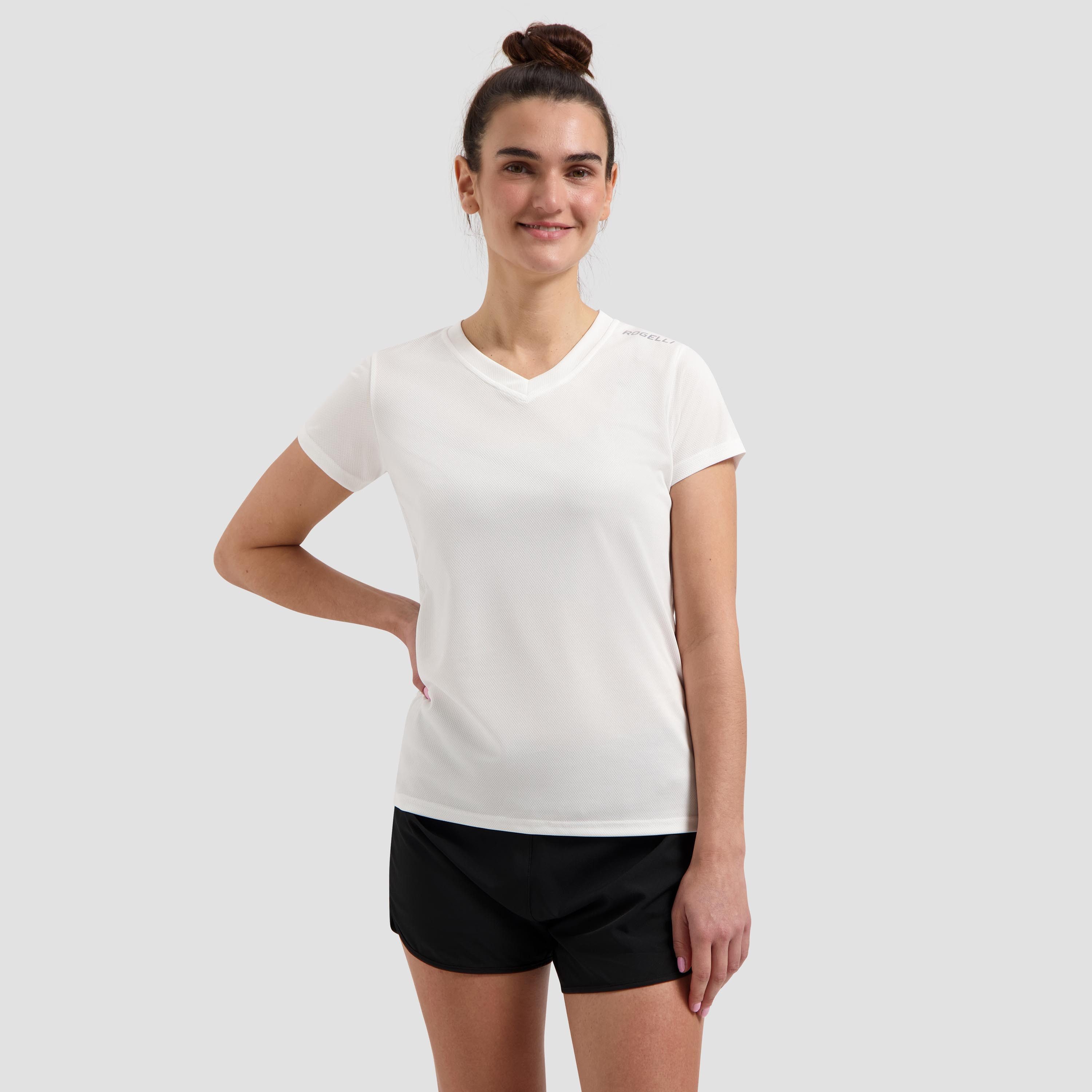 Rogelli Funktionsshirt Laufshirt Damen Atmungsaktives Kurzarmshirt 2er-Pack