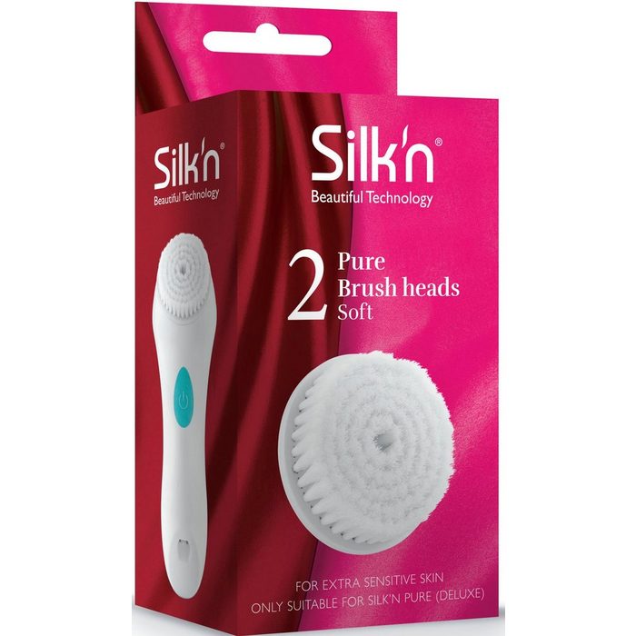 Silk'n Gesichtsbürstenaufsatz Soft Set 2-tlg. für Silk`n Pure und Pure Deluxe