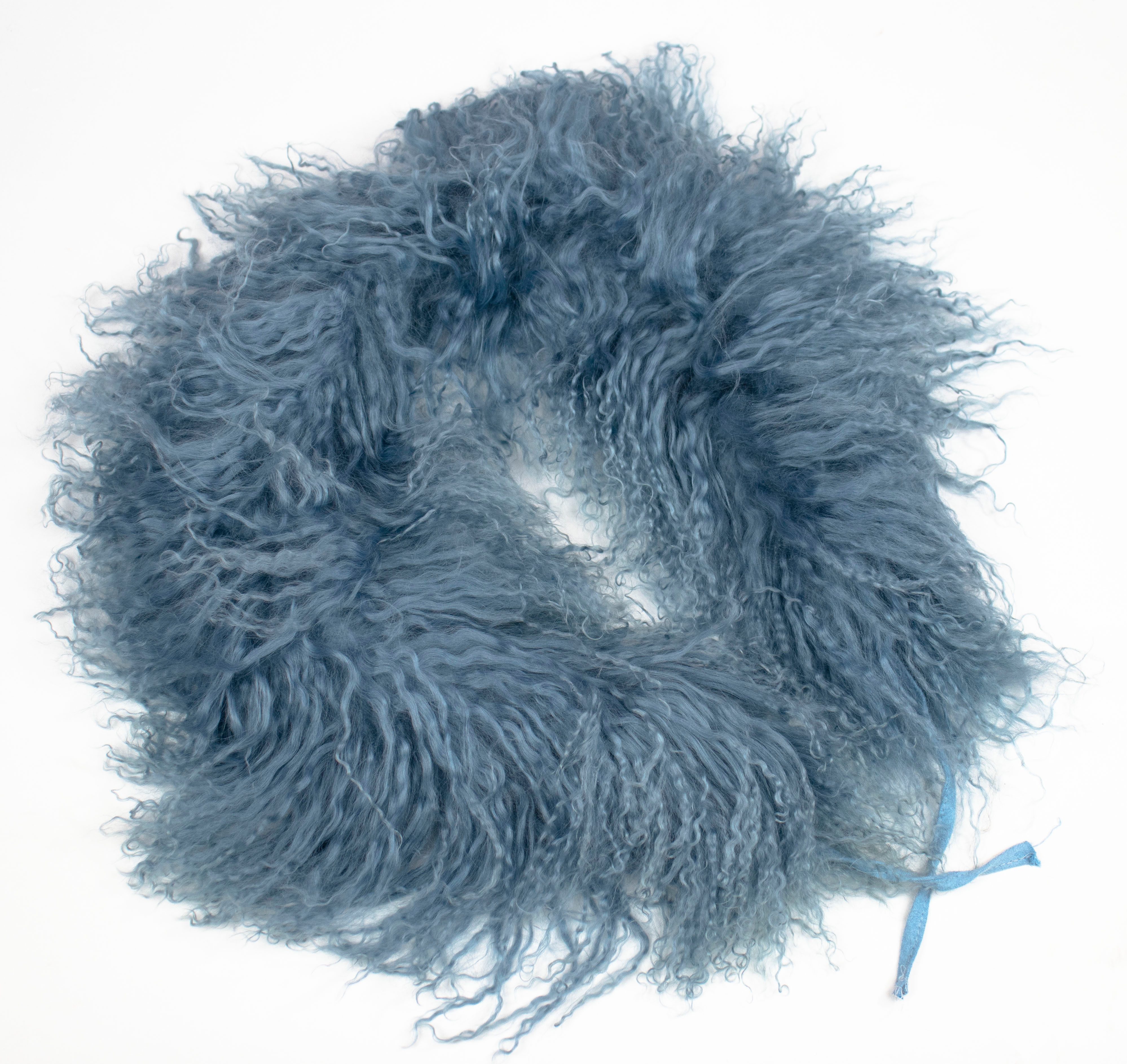 Reissner Lammfelle Schal Tibet Lammfell Kurz Schal BOA Kragen 75cm