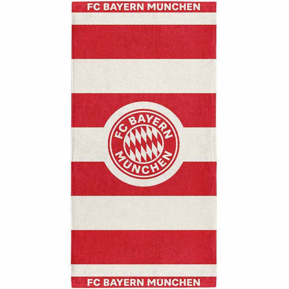 FC Bayern München Badetuch FC Bayern München Strandtuch Rot / Weiß günstig online kaufen