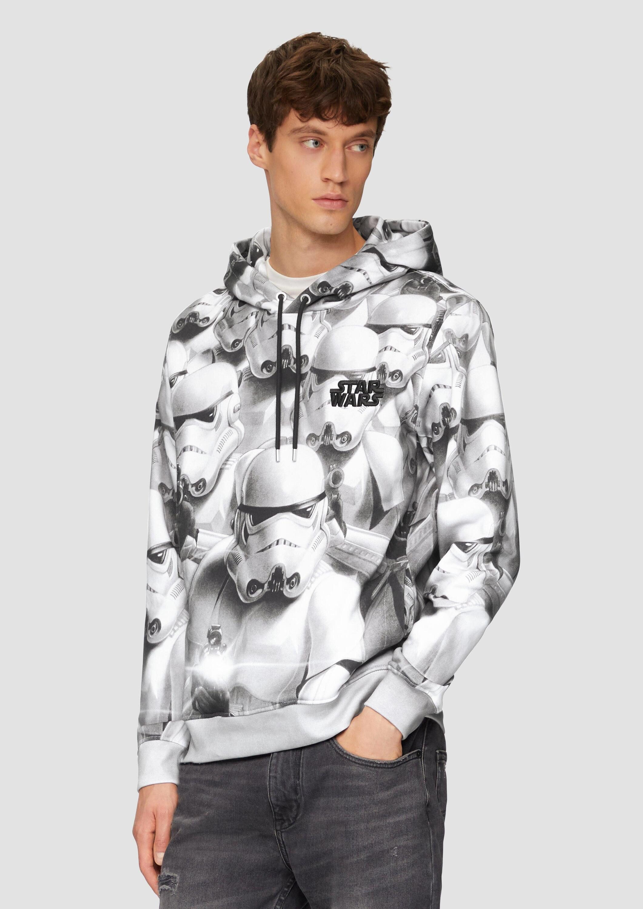 s.Oliver Sweatshirt Sweatshirt Hoodie mit Starwars®-Artwork günstig online kaufen