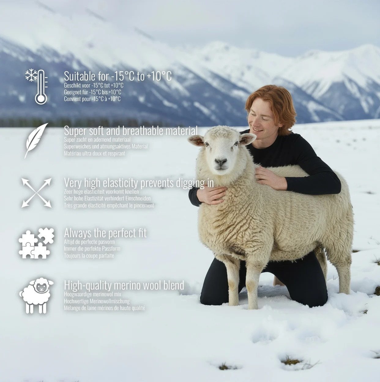 HEAT BOOSTER Thermounterhose GAUBERT Thermounterwäsche-Set Merinowolle für günstig online kaufen