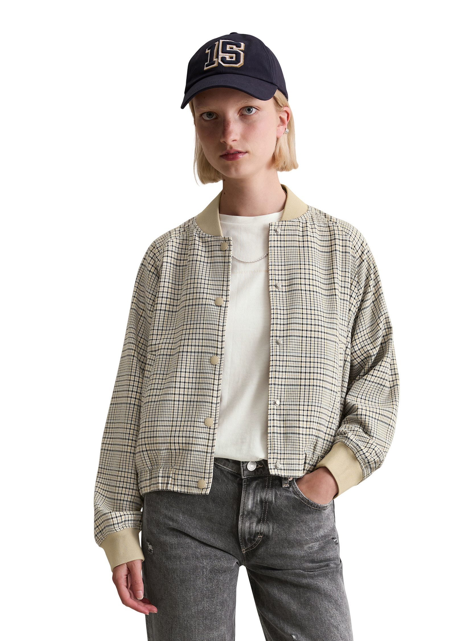 Marc O'Polo DENIM Outdoorjacke mit recyceltem Polyester