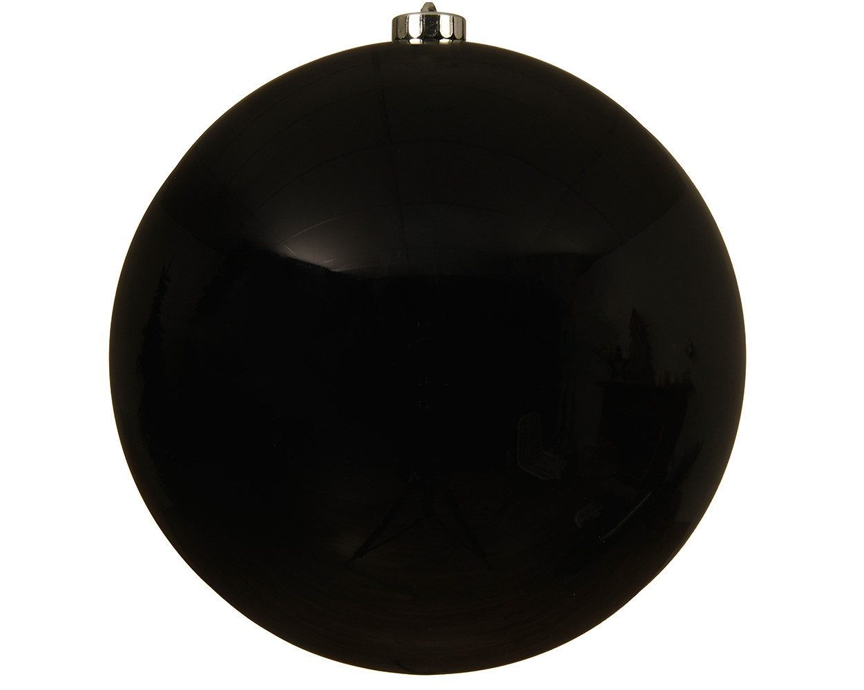 Kaemingk Weihnachtsbaumkugel, Weihnachtskugeln Kunststoff 20cm 1 Stück - Schwarz