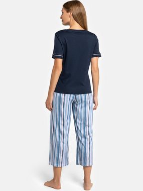 seidensticker Pyjama Kurzarm 'Minimal Stripes' (1 tlg)