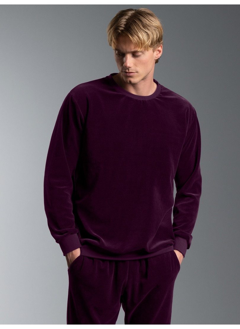 Trigema Sweatshirt TRIGEMA Nicki-Shirt