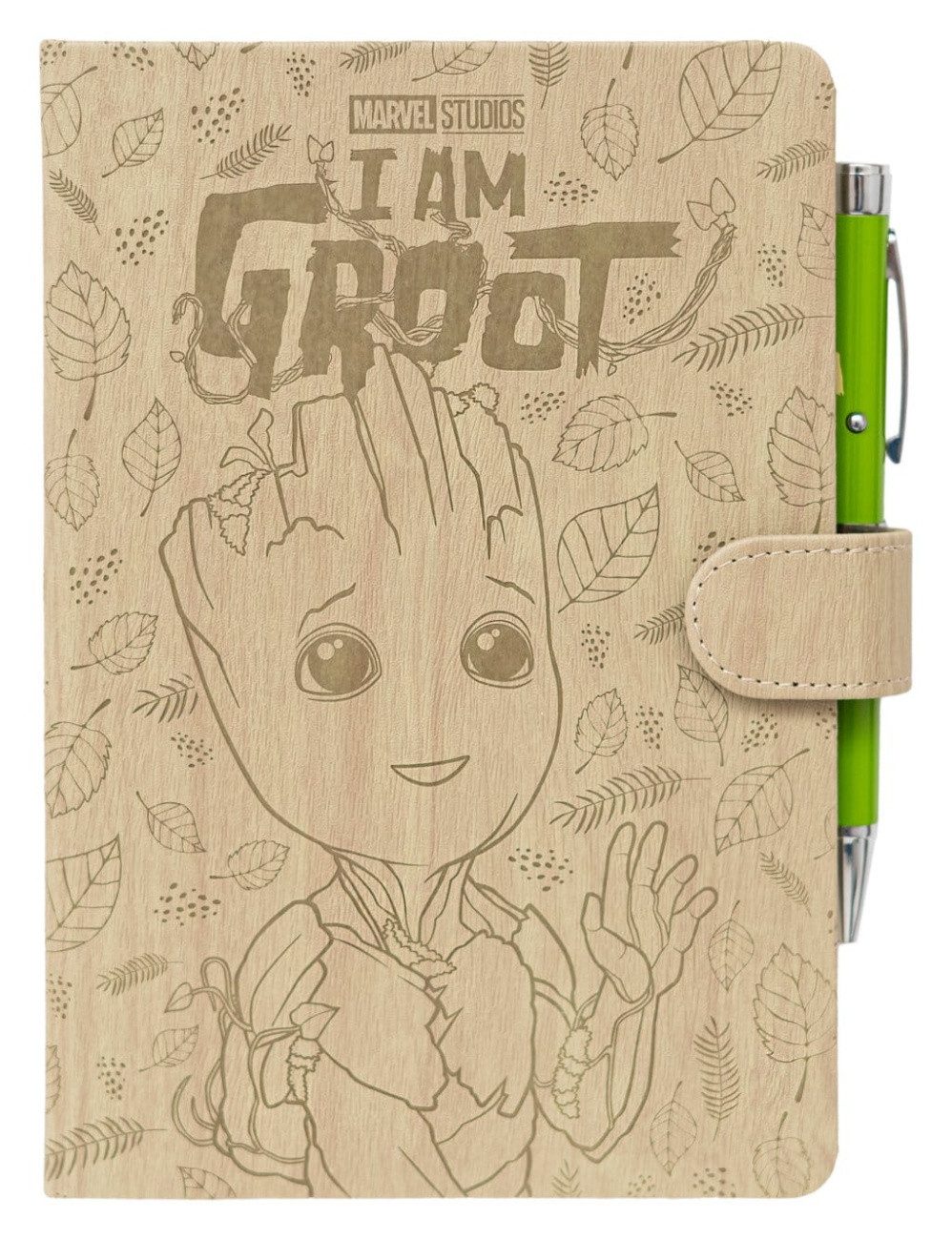 Grupo Erik Notizbuch Marvel Premium Notizbuch mit Projektor-Stift Groot A5