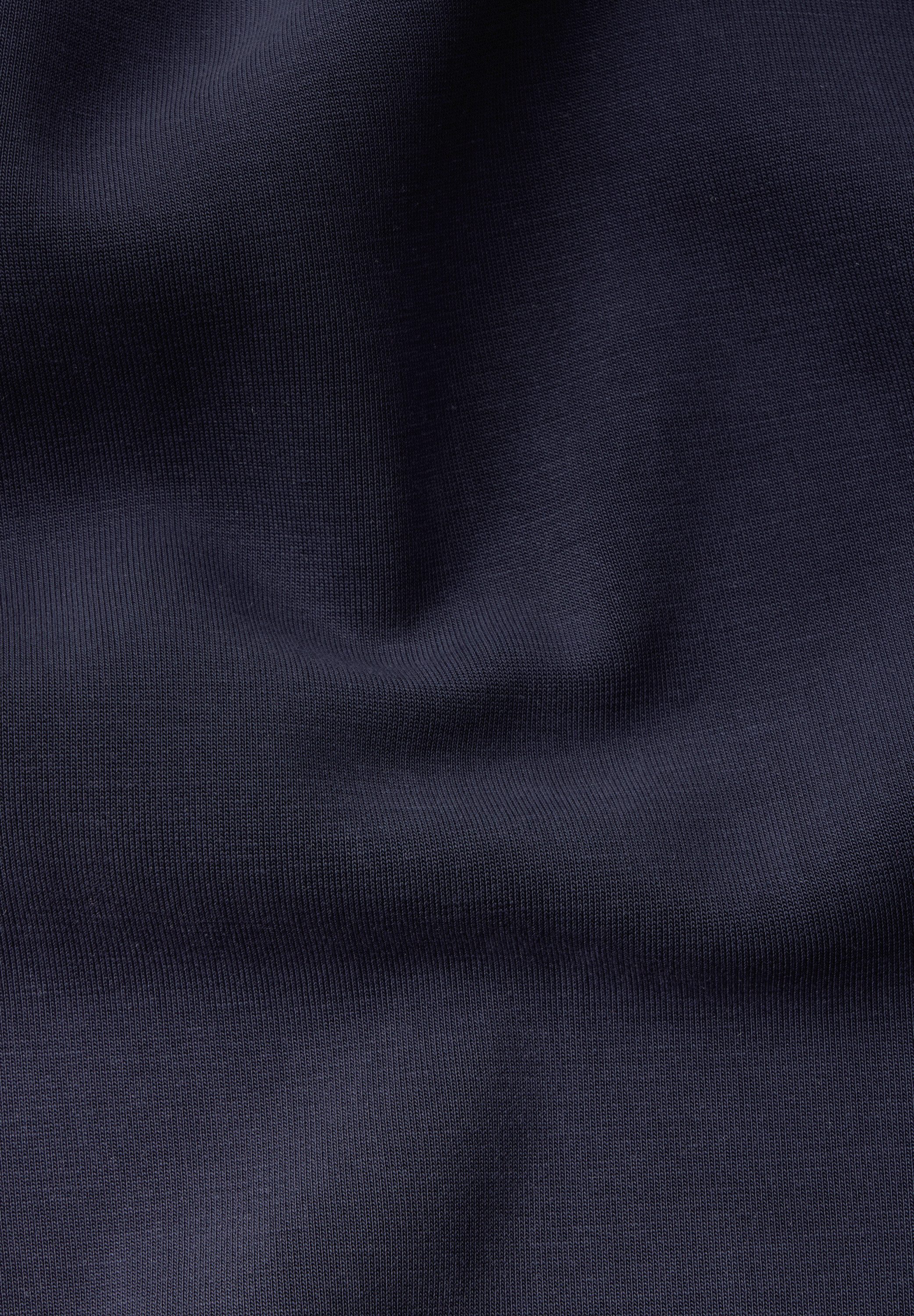 STREET ONE Langarmshirt mit Tunnelzugband am Kragen