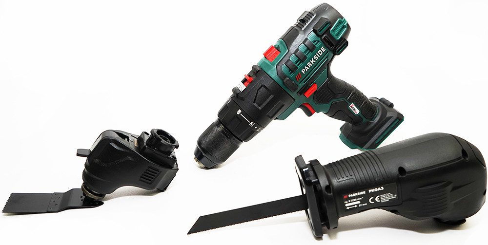 Parkside Akku-Bohrschrauber Kombigerät 3in1 PKGA 20-Li C2, ohne Akku u. Ladegerät, 20 V