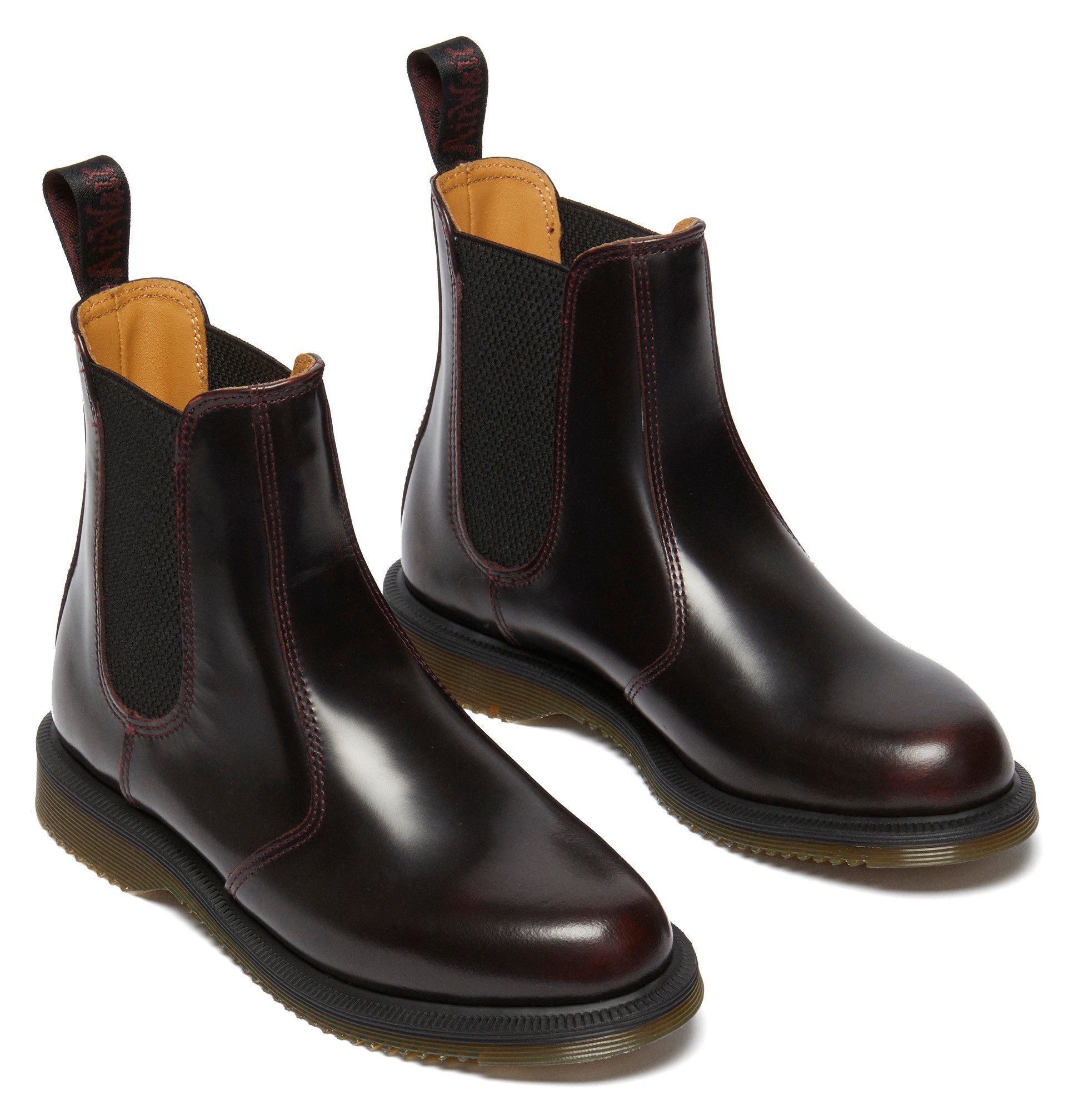 DR. MARTENS Flora Chelseaboots Stiefelette, Business Schuh mit Stretcheinsatz