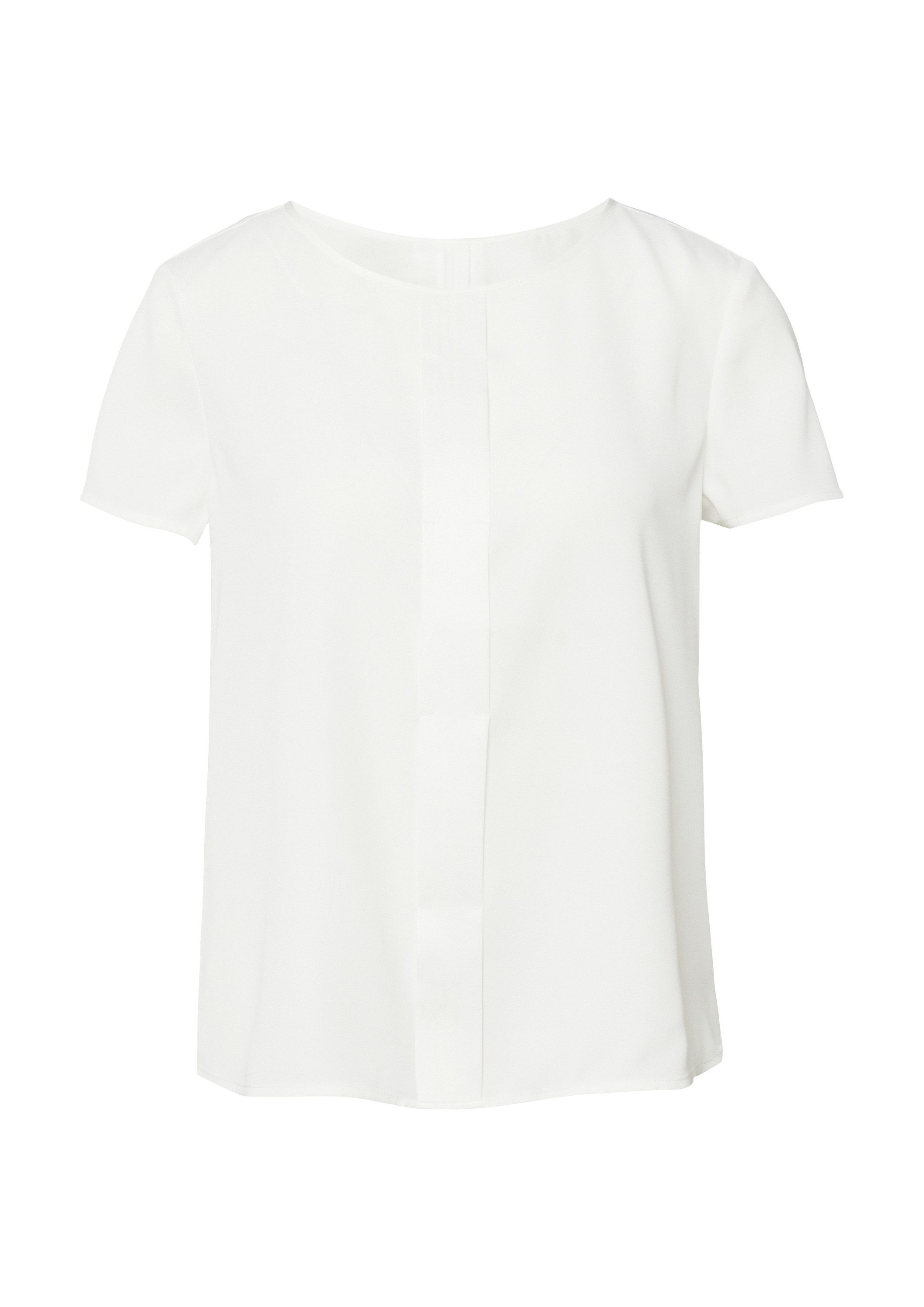 s.Oliver Kurzarmbluse Bluse Lockeres Blusenshirt mit Blende günstig online kaufen