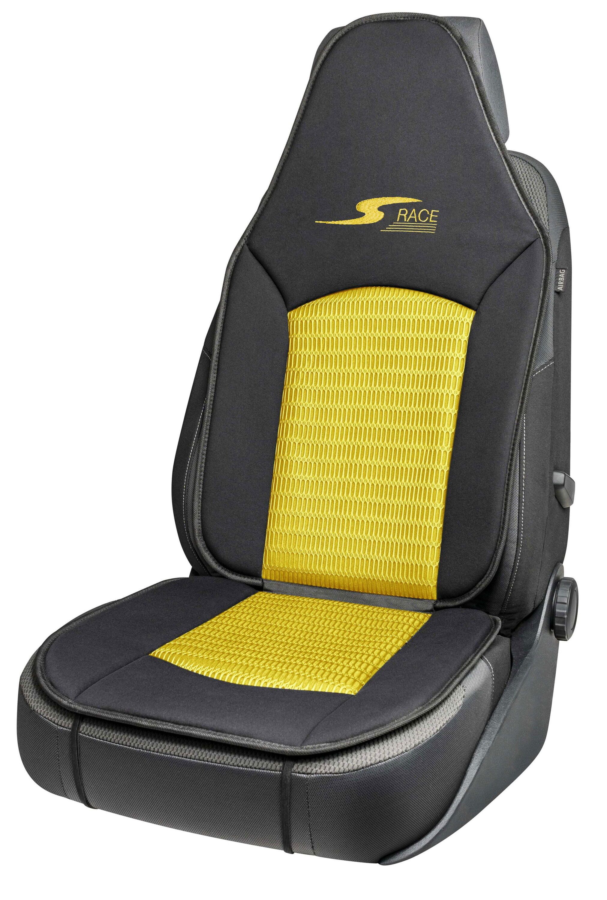 CarComfort Autositzauflage Sitzaufleger S-Race Pilotensit, 1 Stück, 1-tlg.