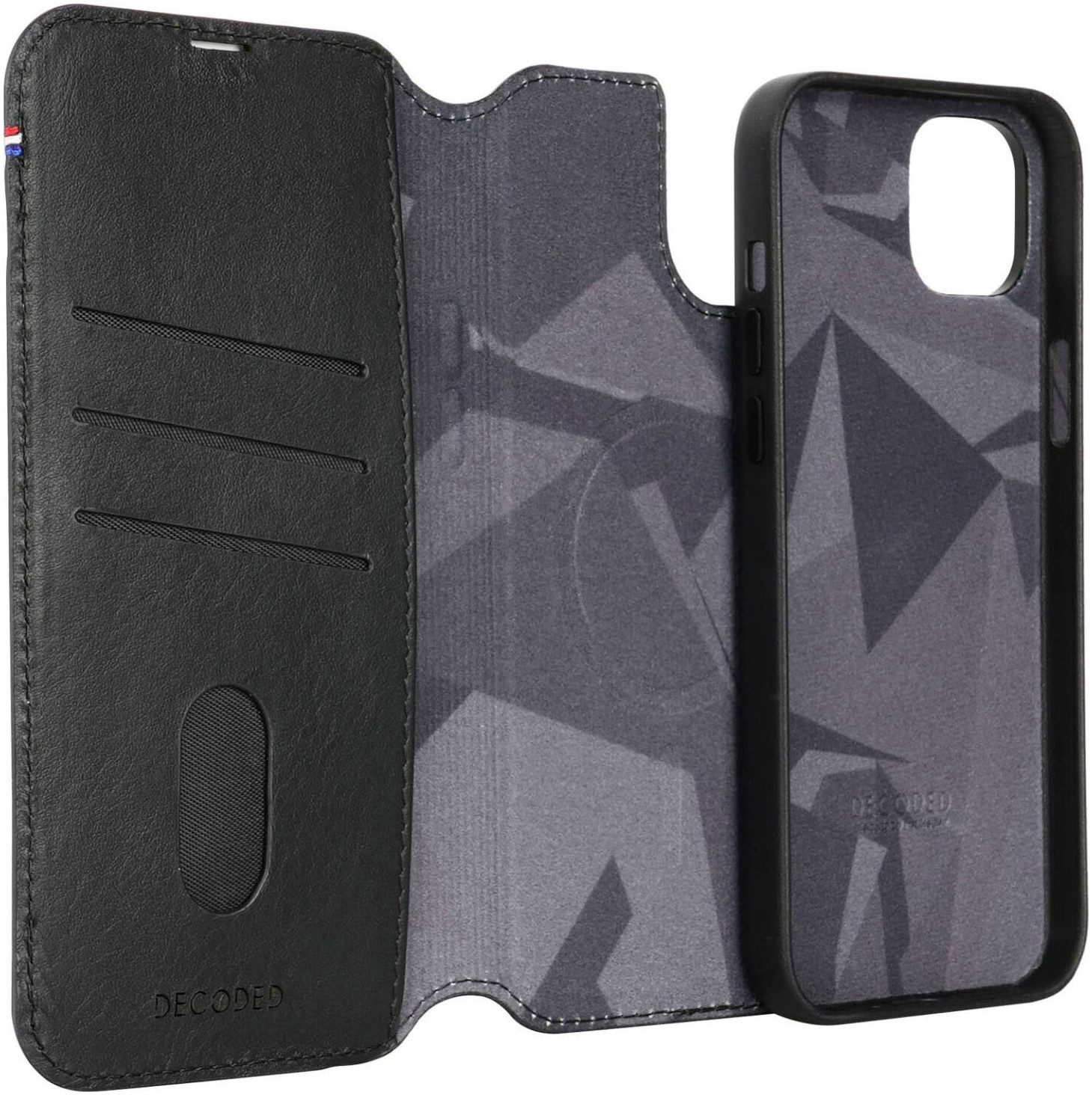DECODED Smartphone-Hülle Leather Detachable Wallet für iPhone 15 Plus 17 cm (6,7 Zoll)