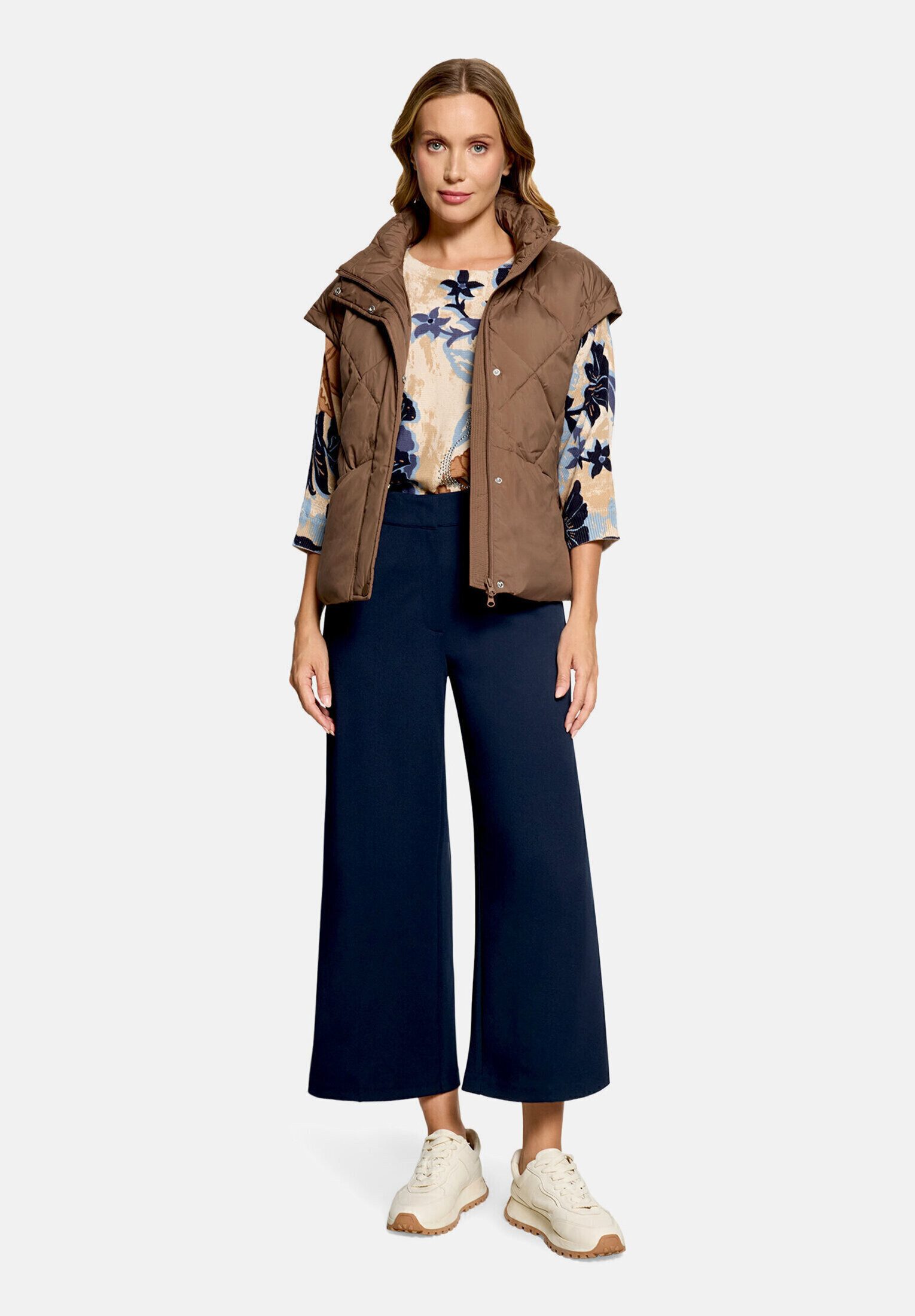 Betty Barclay Strickweste Damen mit Stehkragen