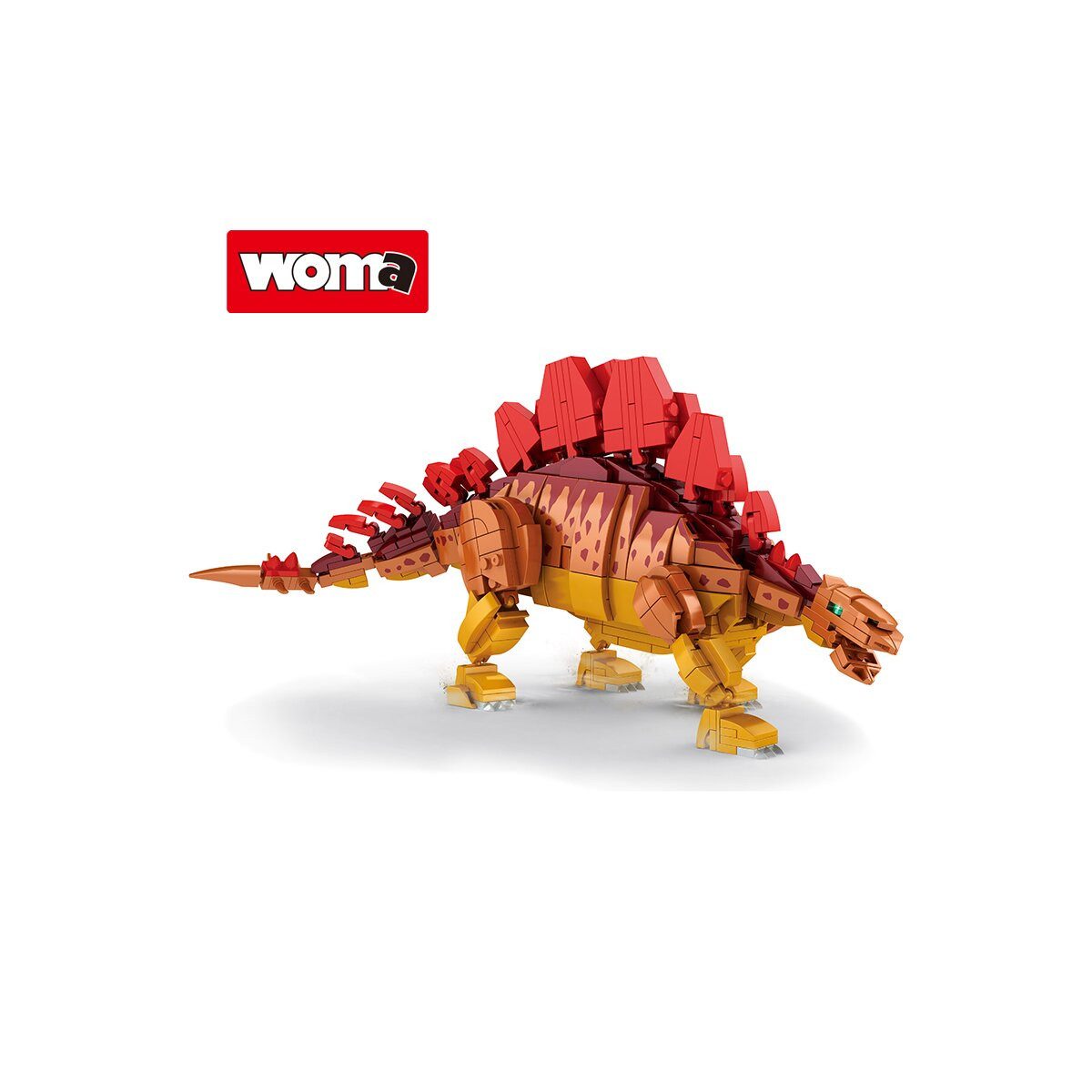 Woma WOMA Stegosaurus Dinosaurier Klemmbausteine Spielbausteine