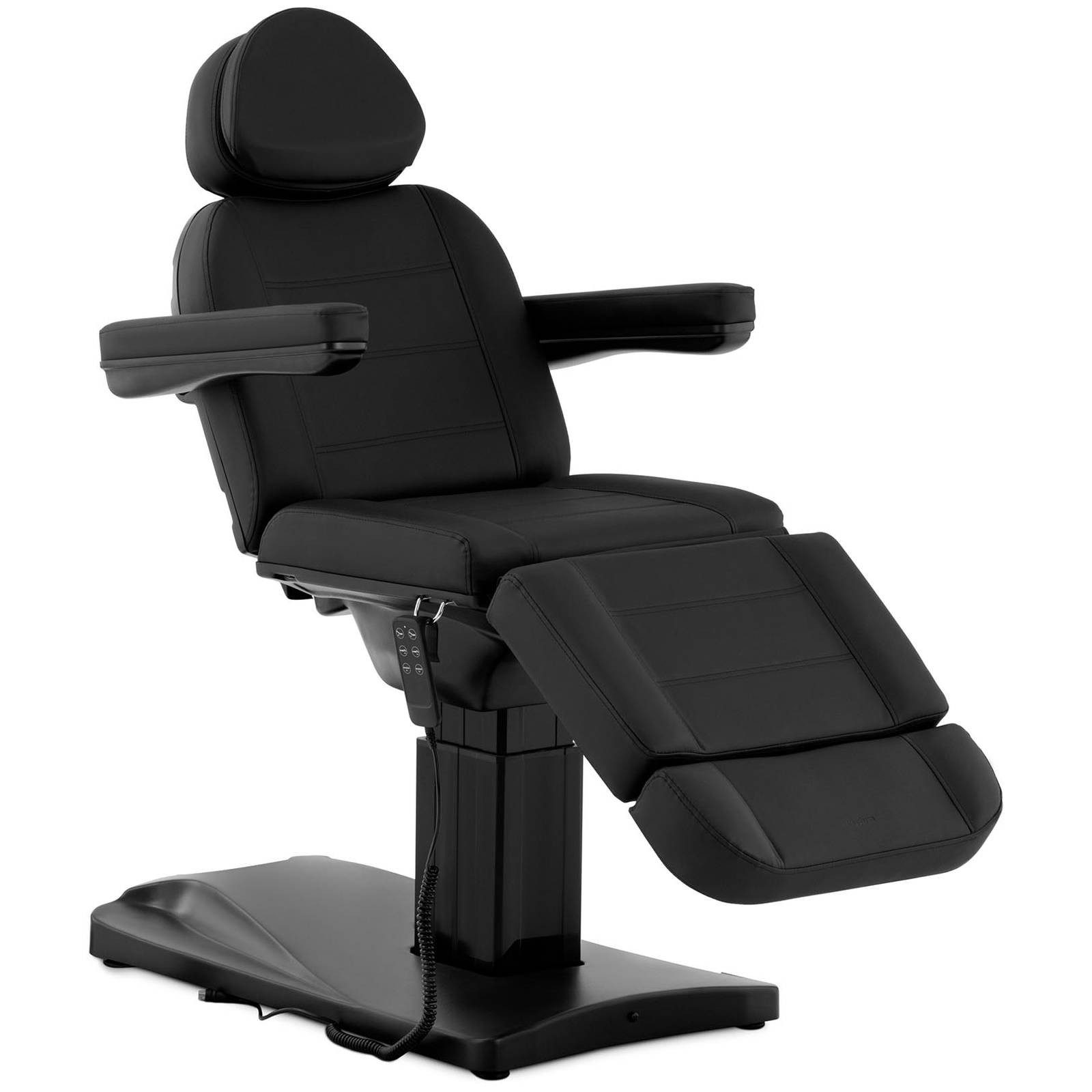 Physa Massageliege Kosmetikliege Behandlungsliege Kosmetikstuhl Tattooliege 150kg schwarz, Schwarz
