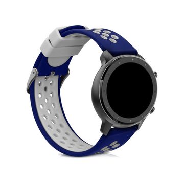 kwmobile Uhrenarmband 2x Sportarmband für Huami Amazfit GTR 47mm/2 /2e /GTR3/Pro, Armband TPU Silikon Set Fitnesstracker