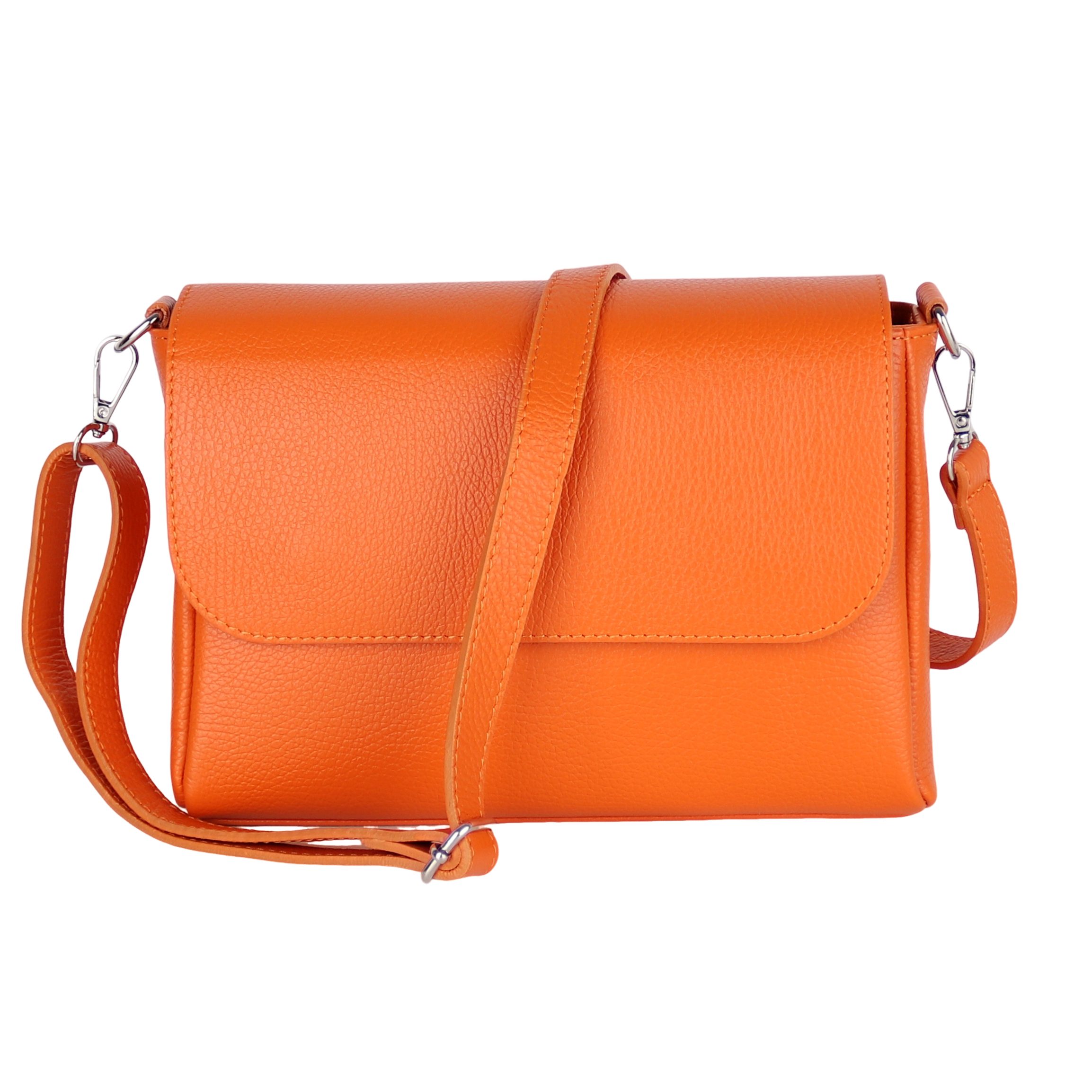 Umhängetasche Damen, Crossbody Bag, Echtleder Made in Italy
