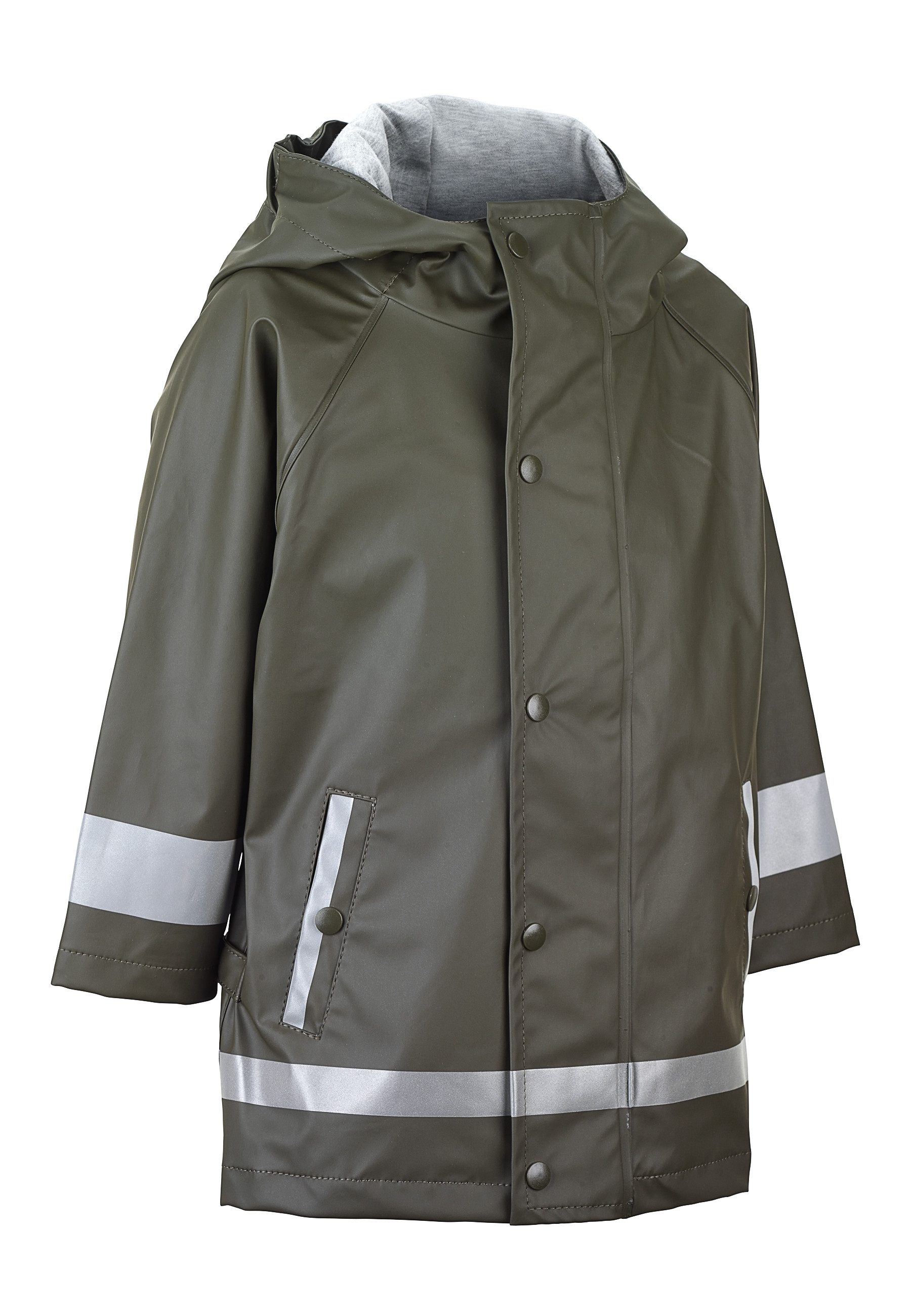 Sterntaler® Regenjacke Regenjacke ungefüttert uni (1-St) Wasserdichte Regenjacke mit verschweißten Nähten, Reflektoren & Zipper