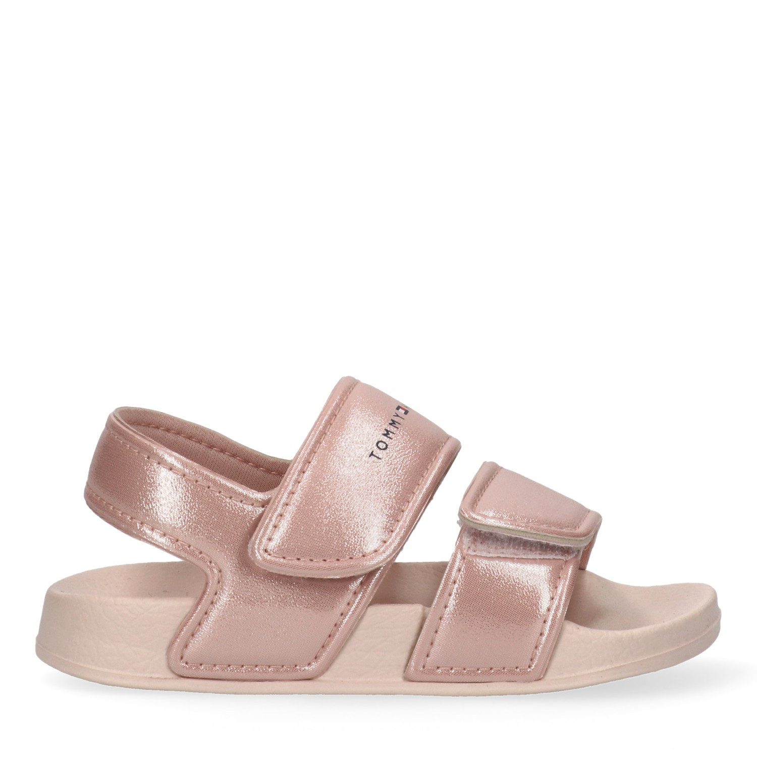 Tommy Hilfiger Badesandale Badesandale, Klettschuh, Sommerschuh mit Metallic-Schimmer