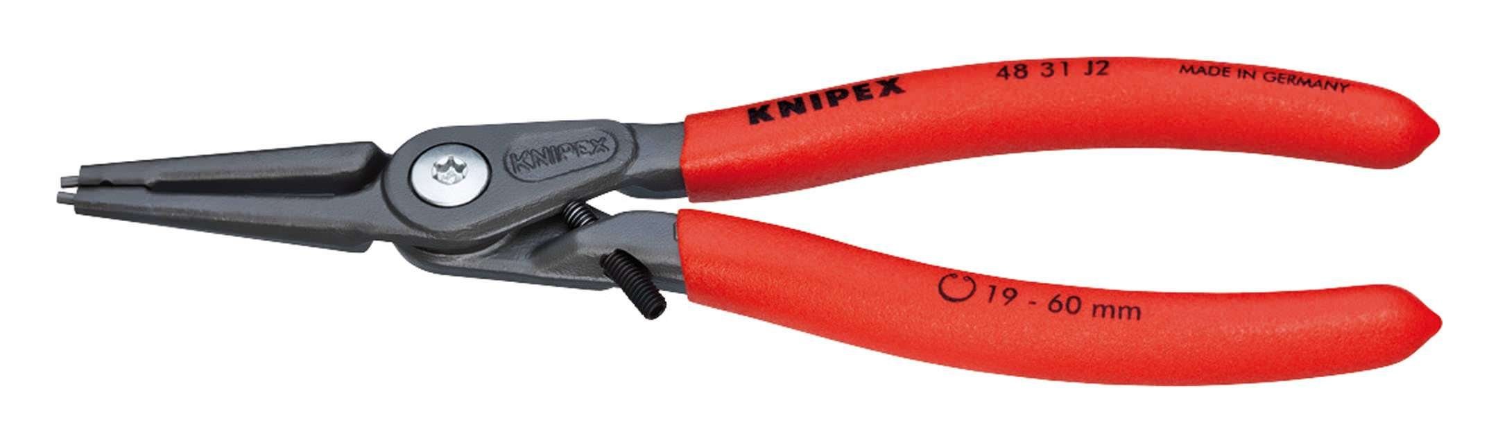 Sicherungsringzange, Schließbegrenzung mit Knipex J1