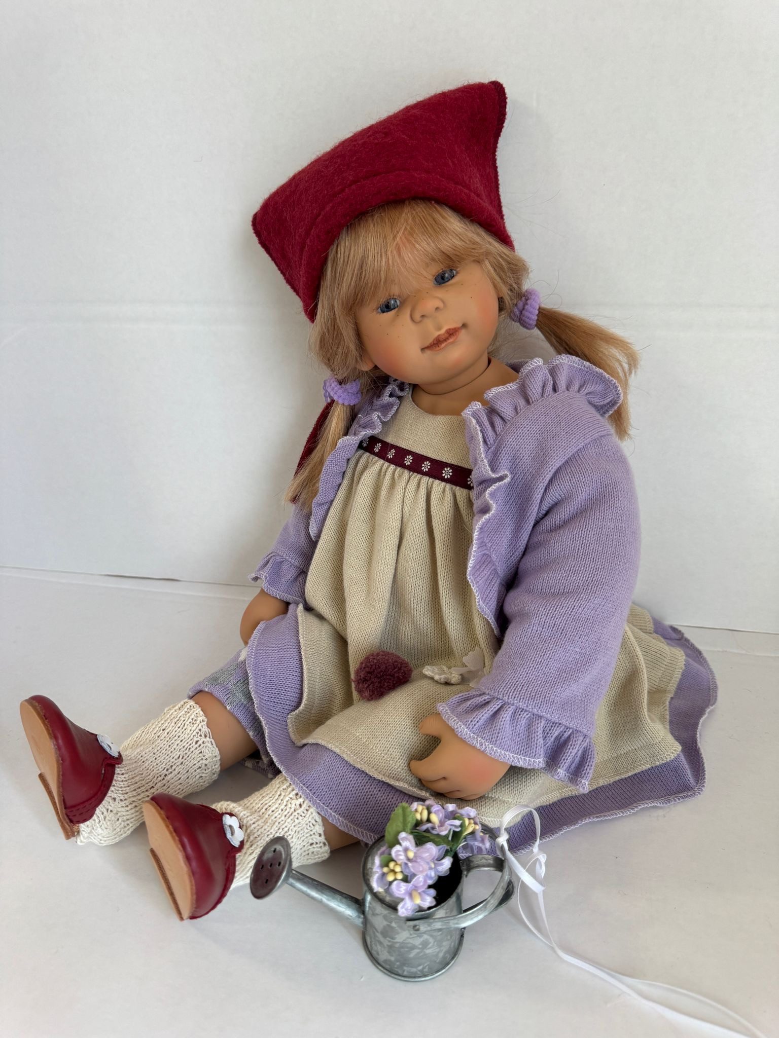 Schildkröt Babypuppe Lena von Susi Eimer, 50 cm, mit Gießkanne (1-tlg)