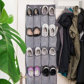 Navaris Schuhregal Hängeorganizer mit 20 Taschen für Schuhe - für jede Tür geeignet, 1-tlg.