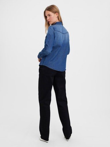 Vero Moda Jeansbluse VMMARIA LS DENIM SLIM SHIRT MIX NEW günstig online kaufen