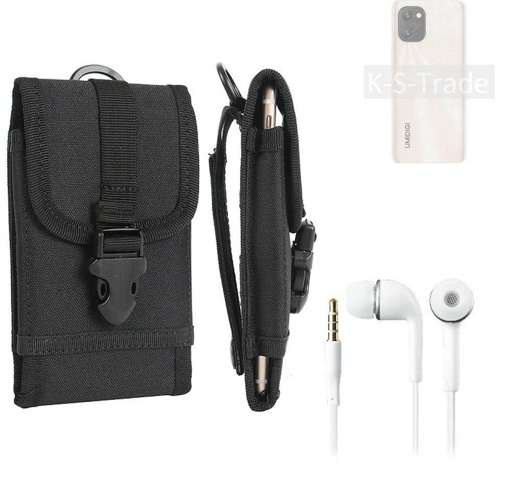 K-S-Trade Handyhülle für UMIDIGI Power 7S, Holster Schutz Hülle Gürteltasche Handy Hülle Tasche outdoor