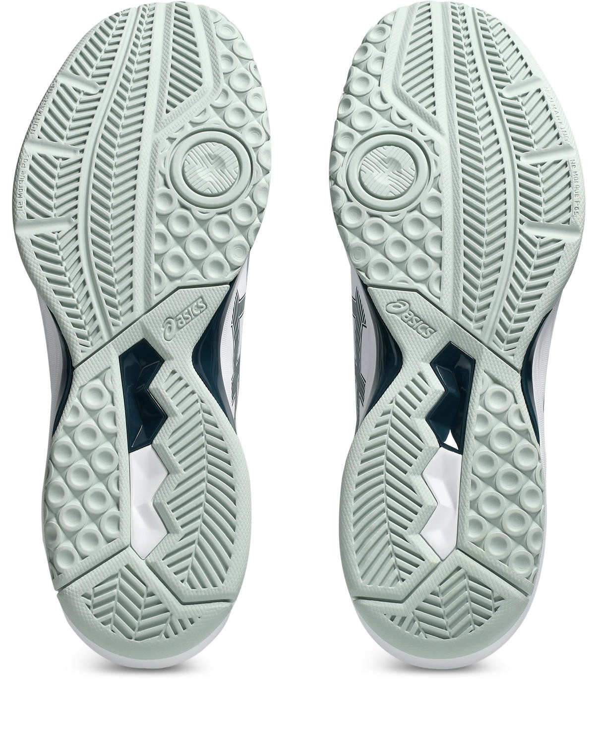 Asics GEL-TASK 4 WHITE/TRANQUIL TEAL Hallenschuh günstig online kaufen