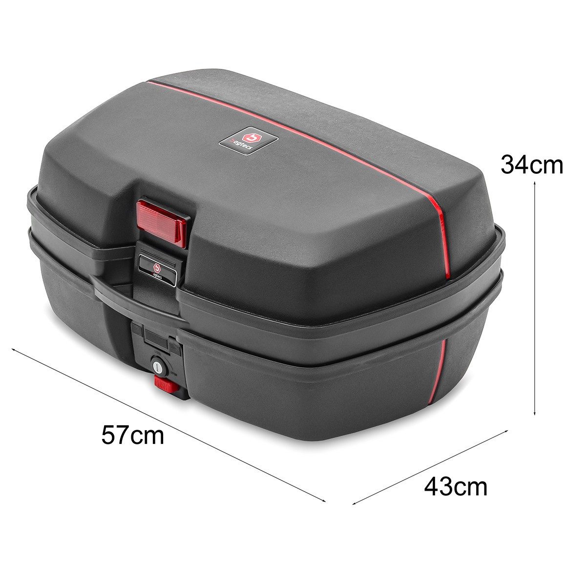 Bagtecs Topcase Motorrad Topcase # TB8 45 Liter Universal
