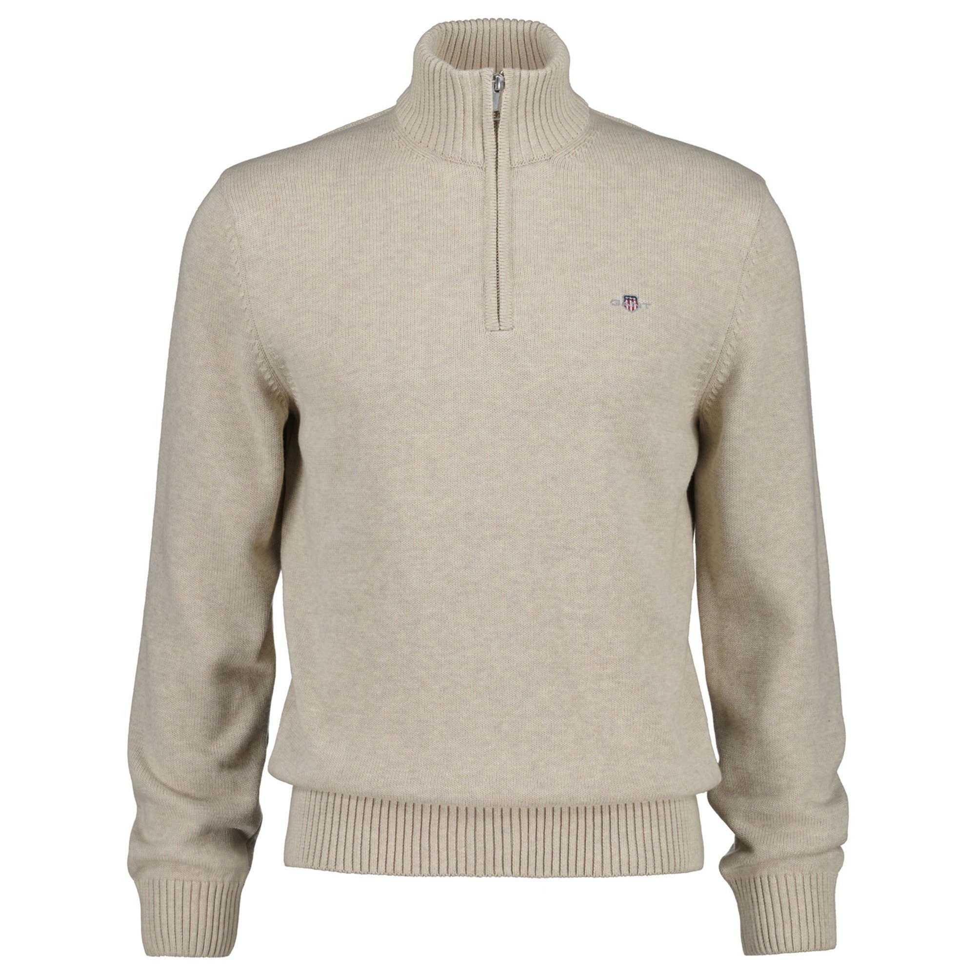 Gant Sweatshirt Herren Strickpullover 1er Pack Baumwolle (Packung, 1er Pack)