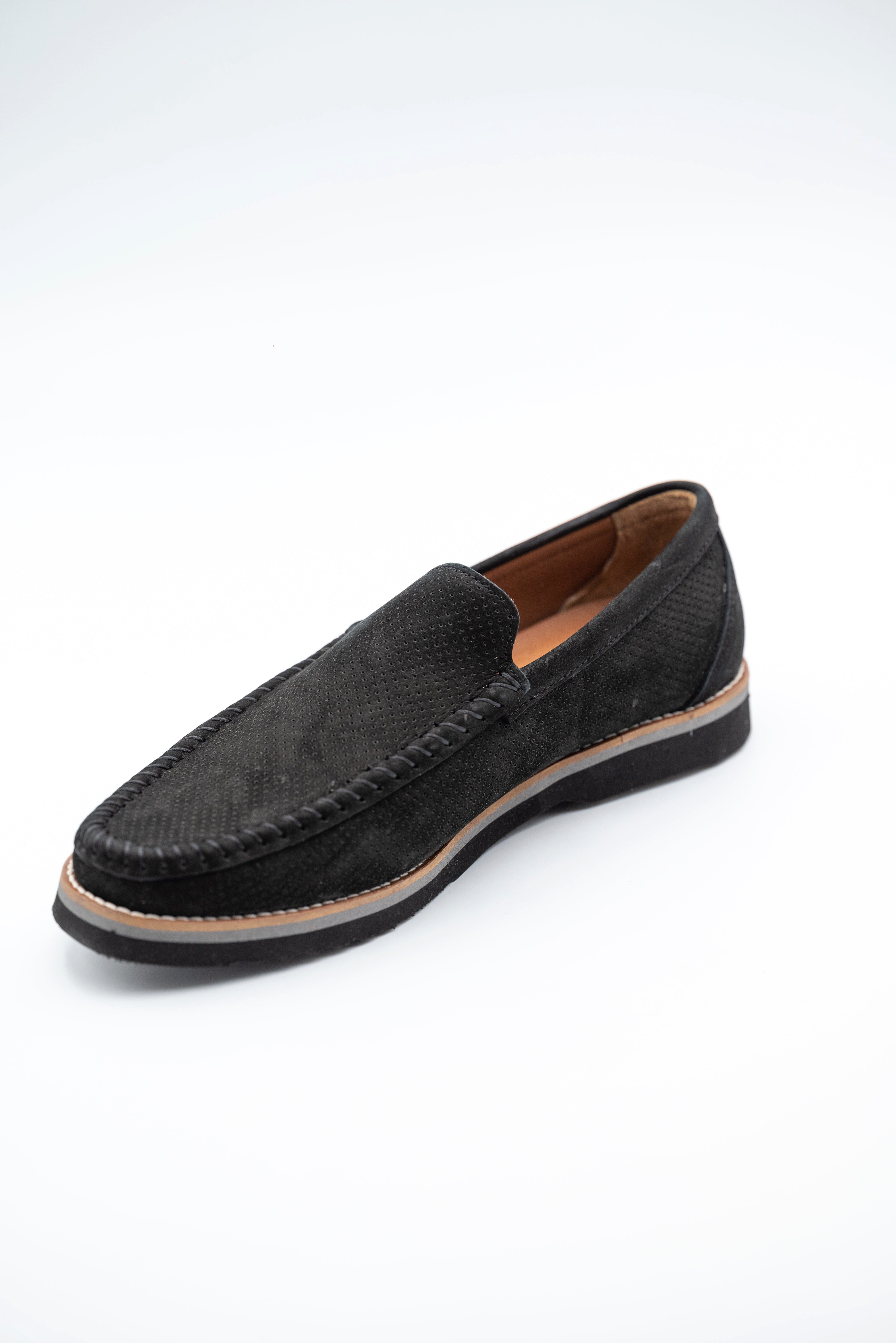 LaMarta Elegante Schwarze Herren Mokassins aus günstig online kaufen