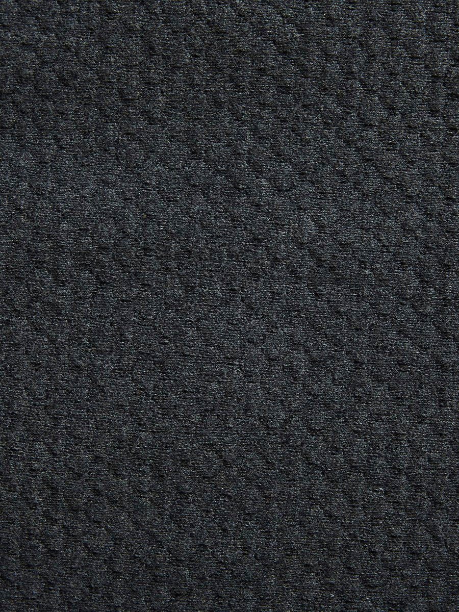 O-NECK LS Moda melange aus STRUCTURE Bio-Baumwolle grey Vero BLOUSE Rundhalspullover VMCARE dark