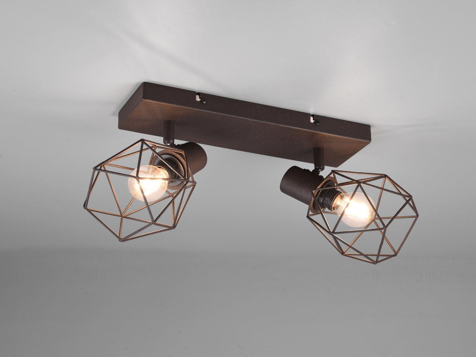 meineWunschleuchte Deckenspots, ohne Leuchtmittel, Decken-lampe Industrie-D günstig online kaufen
