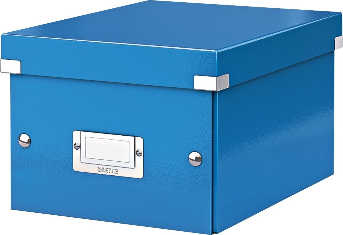 Aufbewahrungsbox Ablagebox Click & Store A5 blau