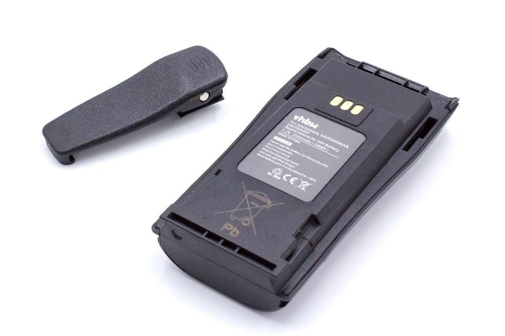 vhbw kompatibel mit Motorola PR400, PM400, GP3688, GP3188, EP450 Akku NiMH 2500 mAh (7,2 V)