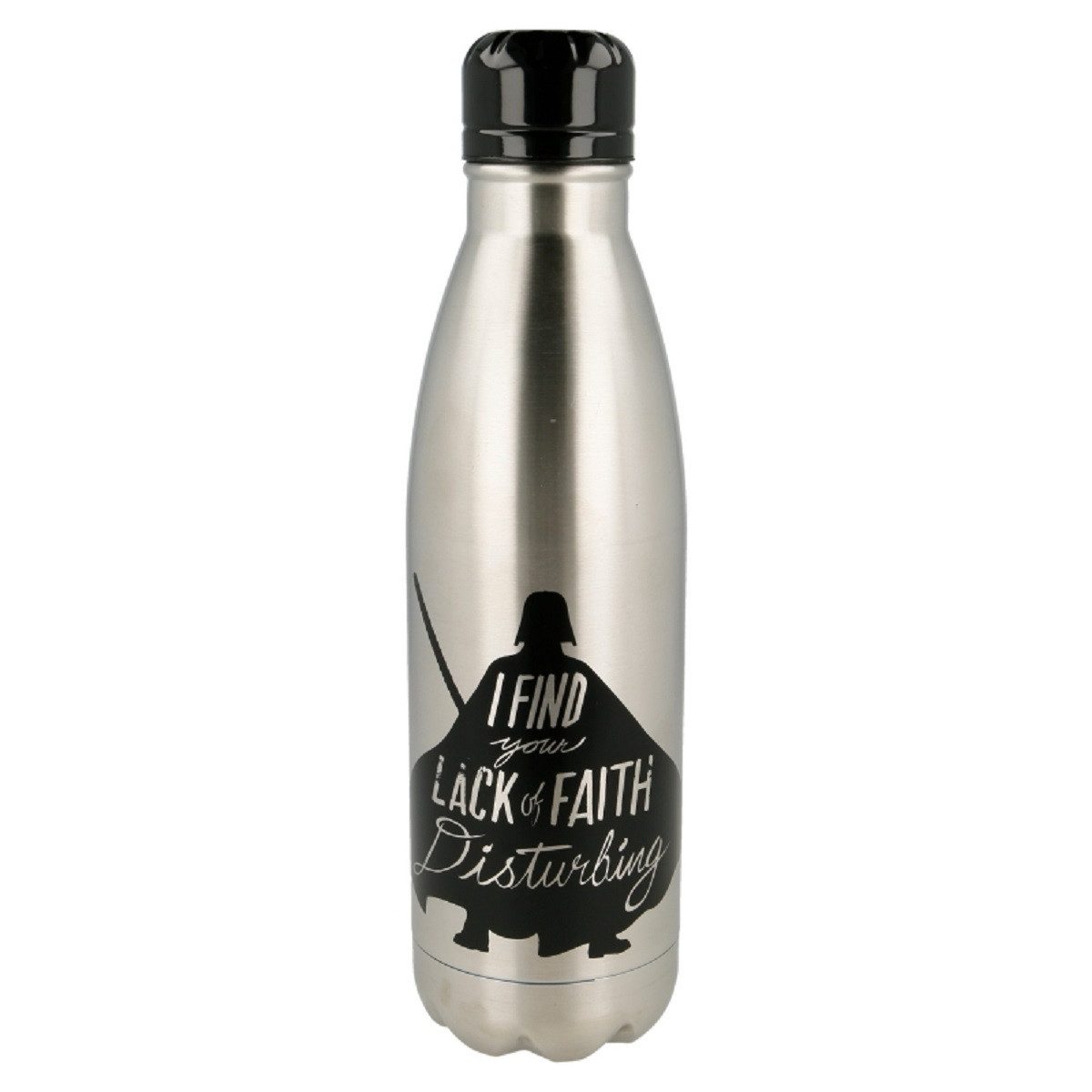 Star Wars Trinkflasche - Stainless Steel Bottle 780 ml mit Schraubverschluss, Edelstahl