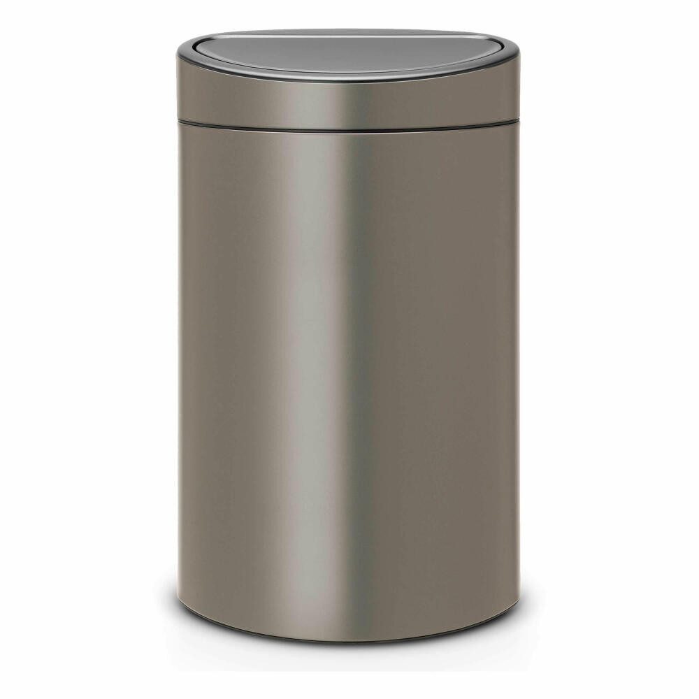 Brabantia Mülleimer Touch Bin Recycle Platinum 10 + 23 L