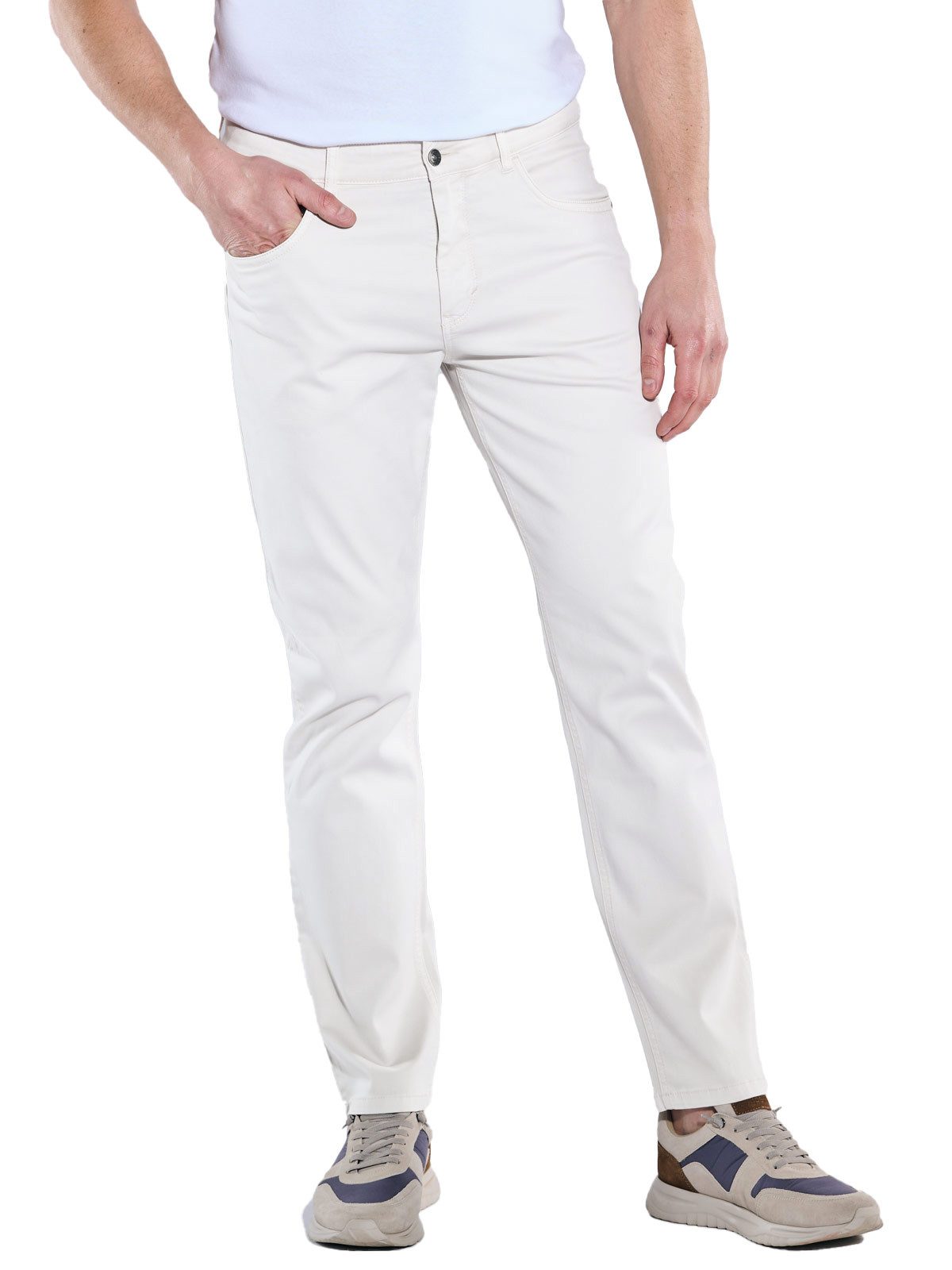 Engbers 5-Pocket-Hose engbers Herren 5-Pocket-Hose regular, Naturweiss günstig online kaufen