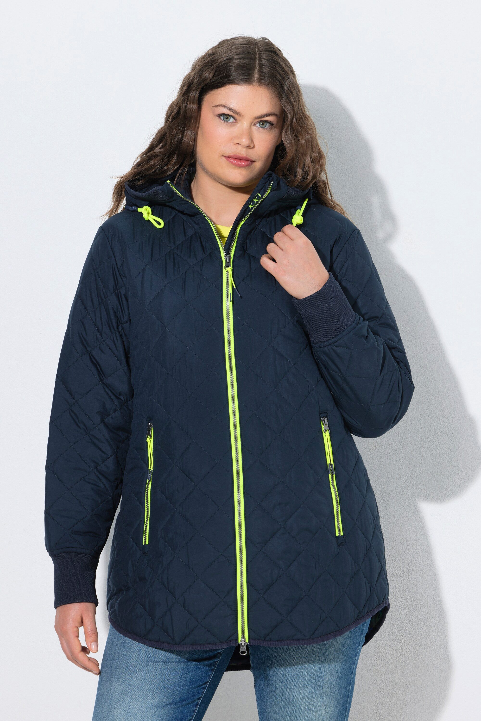 Laurasøn Steppjacke Steppjacke mit Druckfutter
