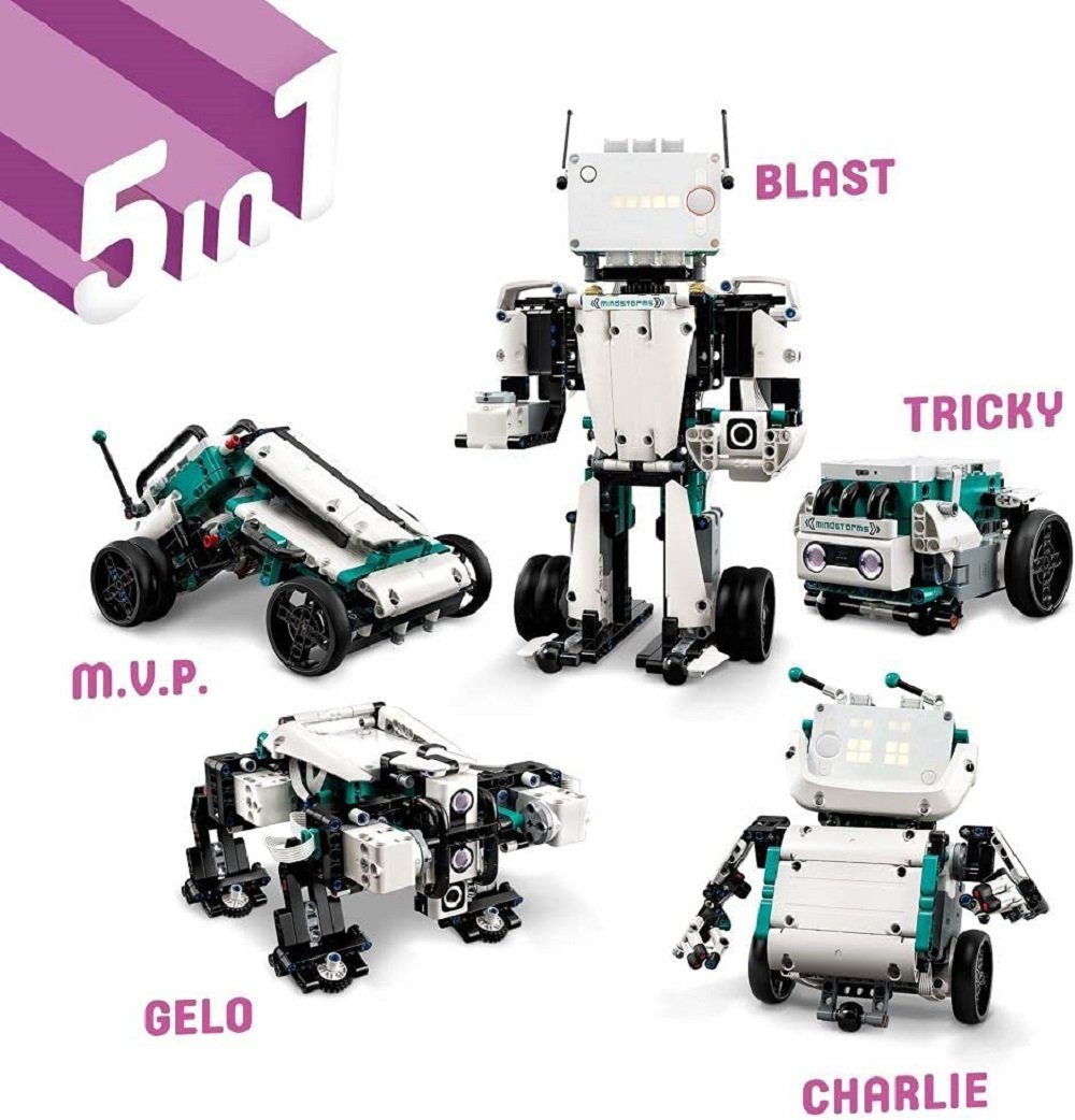 LEGO® MINDSTORMS® 51515 Roboter-Erfinder Spielbausteine, (949 St)