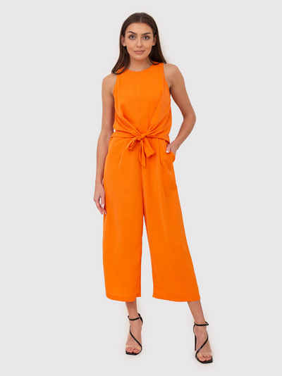 AX Paris Jumpsuit Oranger ärmelloser Overall