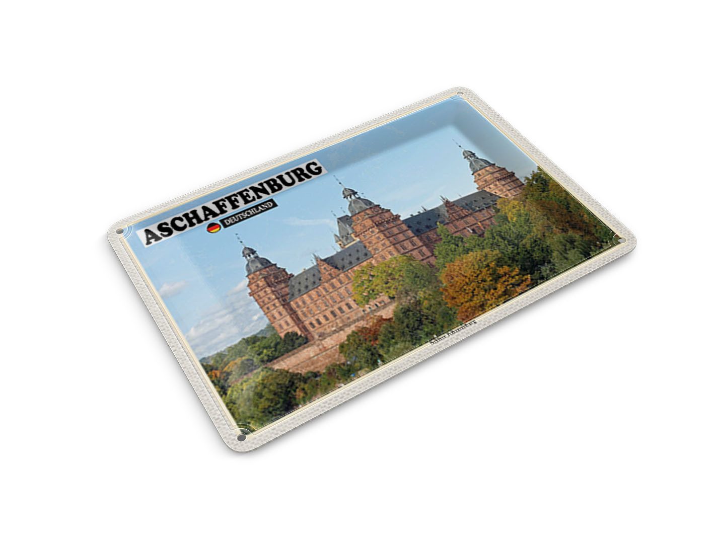 Femer GmbH Postkarte Städte Aschaffenburg Schloss Johannesburg 14x10 cm, unfrankiert