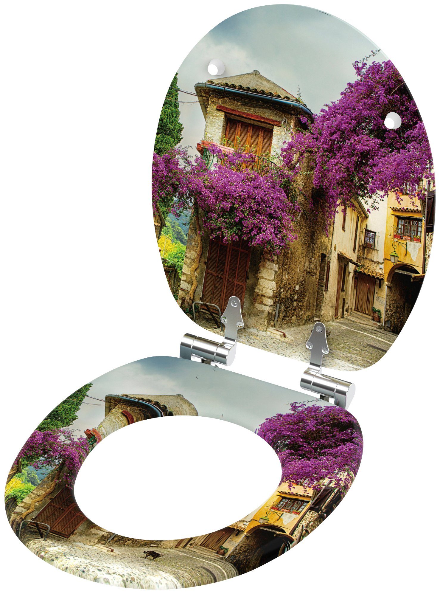 Sanilo WC-Sitz Toskana, mit Absenkautomatik, BxL: 37,7 x 42,0 - 47,0 cm günstig online kaufen