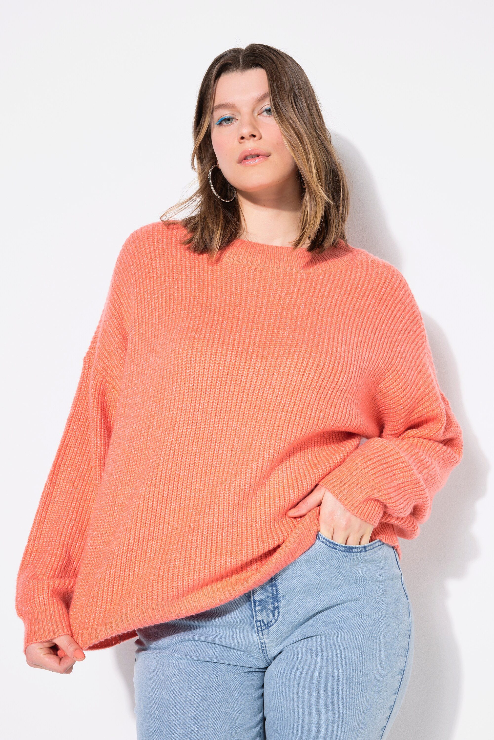 Studio Untold Strickpullover Pullover oversized Rippstrick