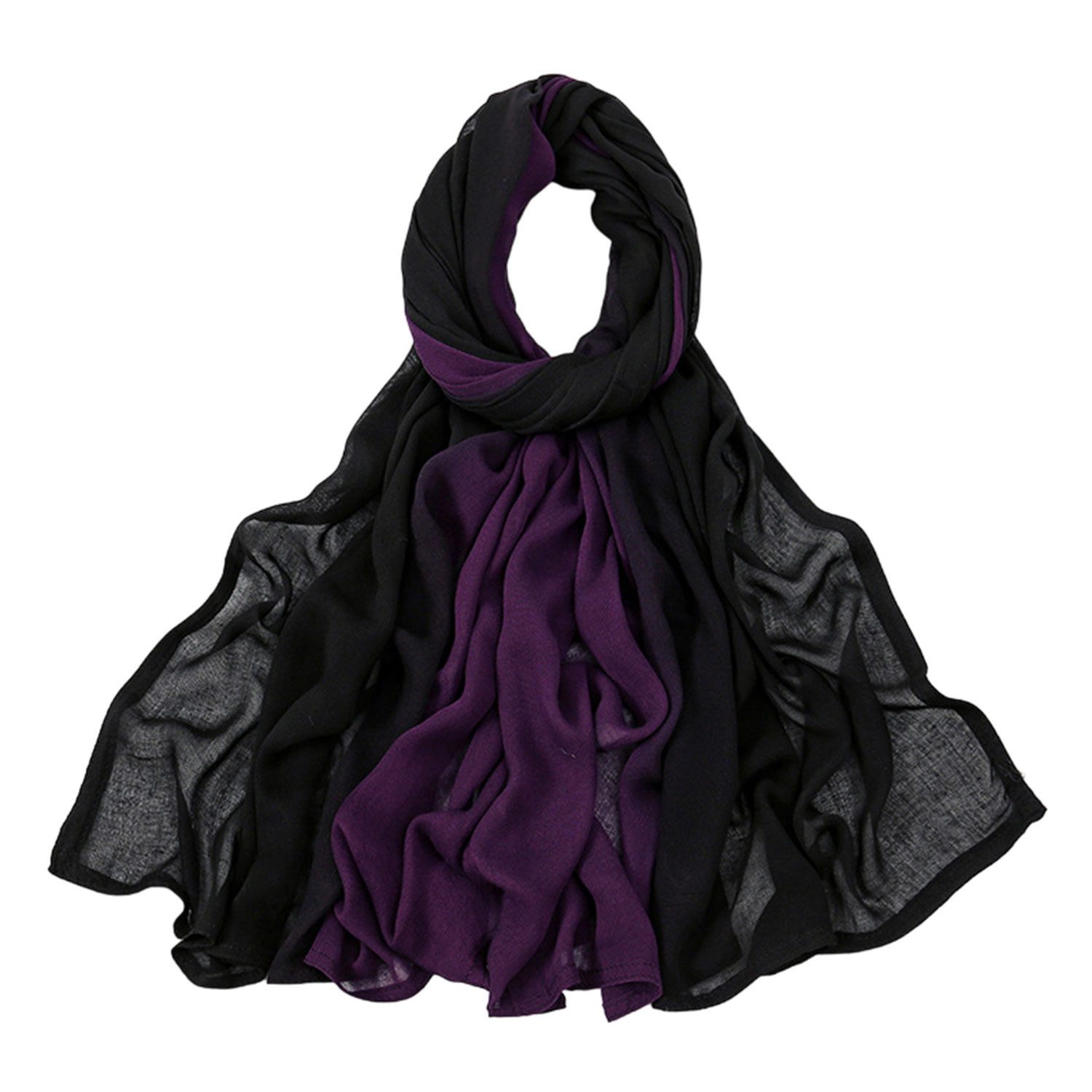 Refttenw Kopftuch Modisches Gradienten-Kopftuch, atmungsaktiv,180*85cm günstig online kaufen