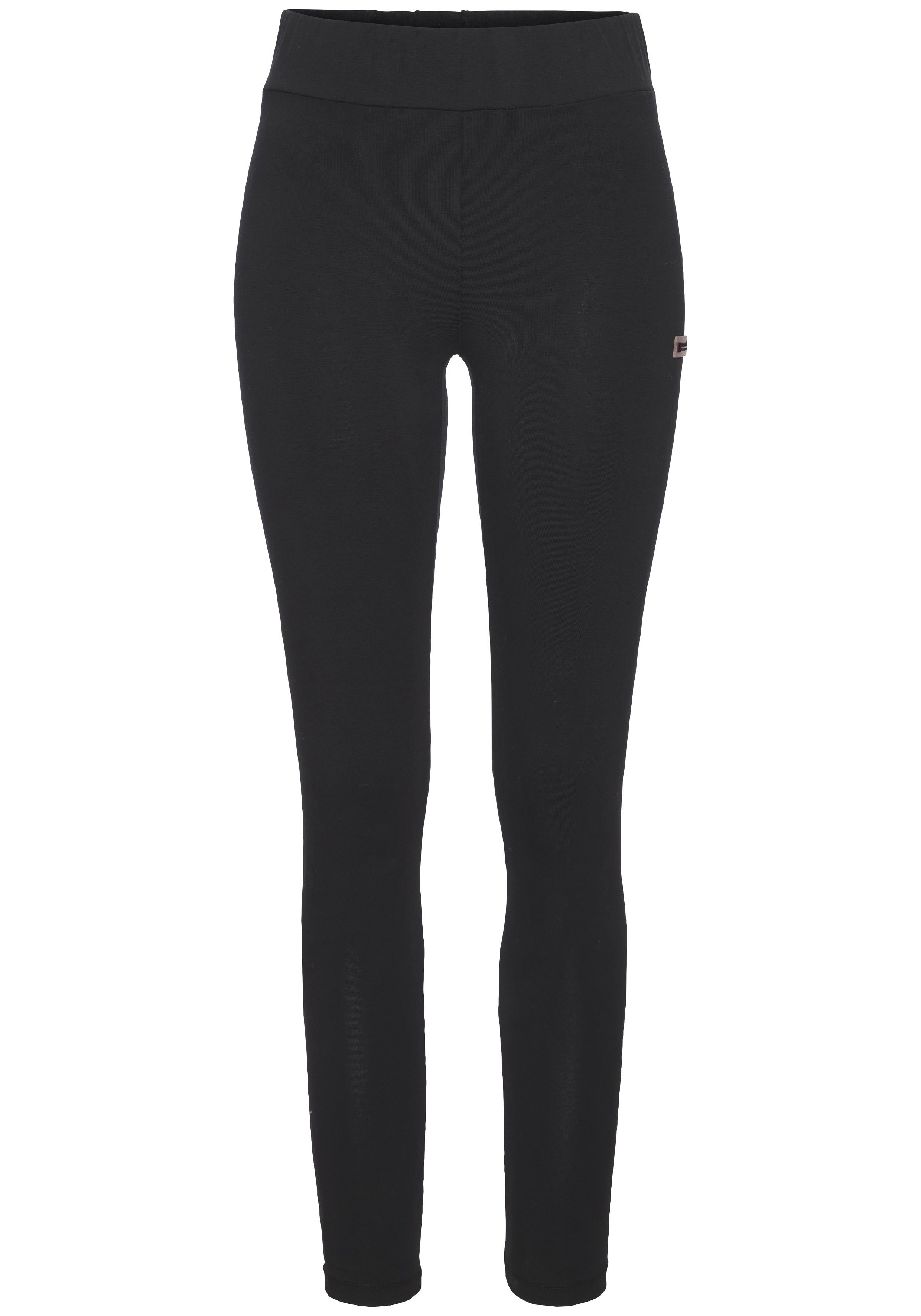 Bench. Loungewear Leggings mit Logo Silikon Badge, Loungewear günstig online kaufen